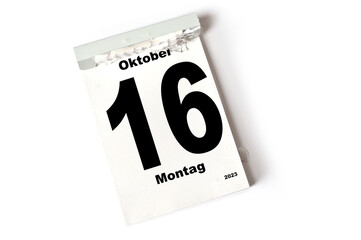 16  Oktober 2023