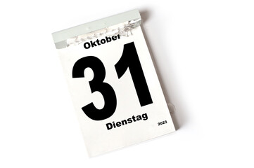  31 Oktober 2023