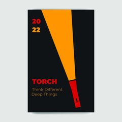 Minimalist movie poster design template