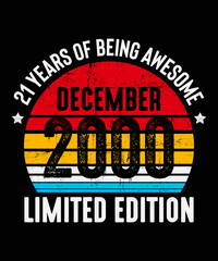 December 2000 - 21th Birthday Gifts