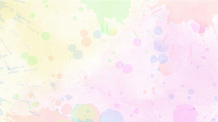 abstract watercolor background with splashes