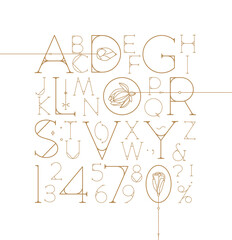 Art Deco alphabet