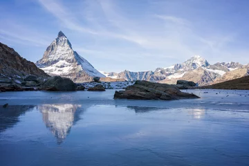 Fotobehang Matterhorn in der Schweiz © Matthias