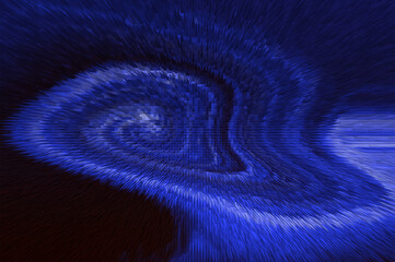 Blue and black abstract backrop, space illustration, spiral design