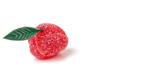 a very tasty candy on the plate