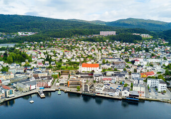 Fototapeta na wymiar Molde city in Norway