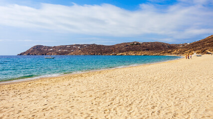 Mykonos island beach, Greece