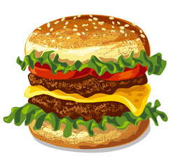 hamburger sandwich