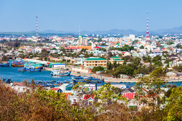 Phan Thiet aerial panoramic view