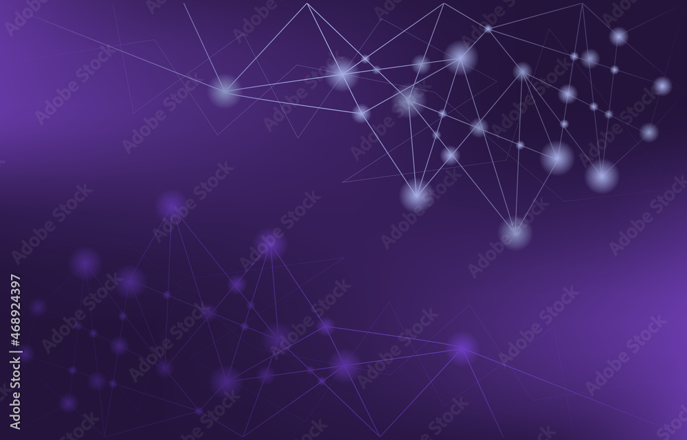 Poster digital network connection internet technology abstract vector background