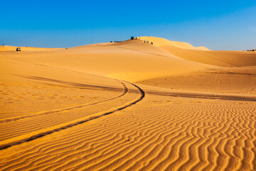 Fototapeta na wymiar Sand dunes in Mui Ne