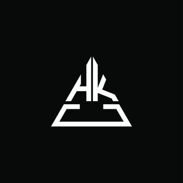 HKC letter logo creative design. HKC unique design
