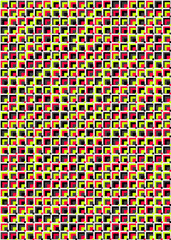 Abstract Geometric Pattern generative computational art illustration