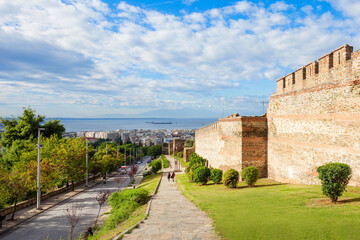 Fototapeta na wymiar Acropolis of Thessaloniki, Greece
