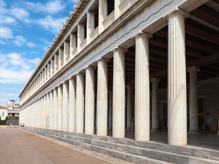 Fototapeta na wymiar Ancient Agora in Athens