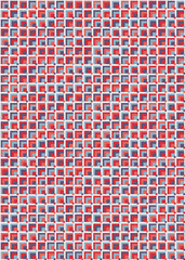 Abstract Geometric Pattern generative computational art illustration