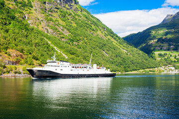 Geiranger at Geirangerfjord, Norway