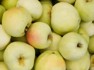 tasty,sweet apples as delicious vegetarian food