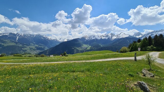 Nature near Wolfsee lake in Austria