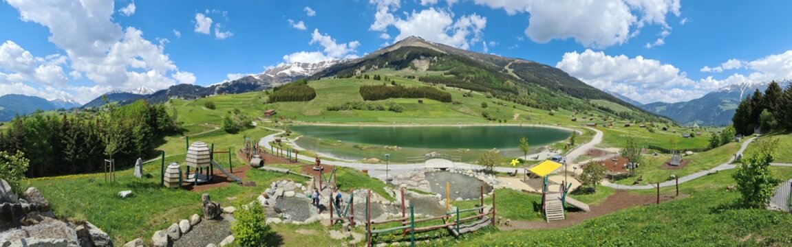 Nature near Wolfsee lake in Austria
