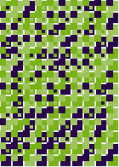 Abstract Geometric Pattern generative computational art illustration