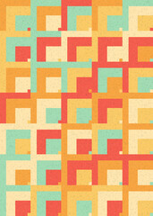 Abstract Geometric Pattern generative computational art illustration