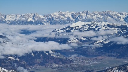 Fototapeta premium Mountains near Kaprun in Austria
