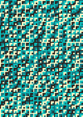 Abstract Geometric Pattern generative computational art illustration