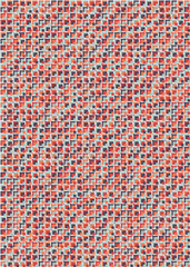 Abstract Geometric Pattern generative computational art illustration