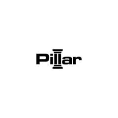 Obraz premium Illustration vector graphic template of pillar logo