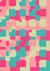 Abstract Geometric Pattern generative computational art illustration