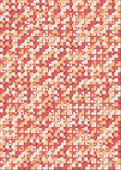 Abstract Geometric Pattern generative computational art illustration
