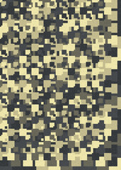 Abstract Geometric Pattern generative computational art illustration