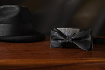 Corbata de lazo negra Skull - Bowtie skull 