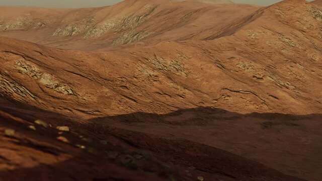 warm colored Sand dunes at sunset
