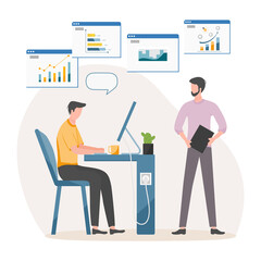 Work People Employees Office Job Business Teamwork