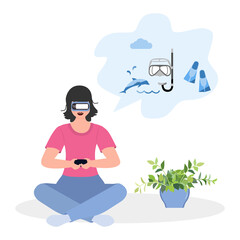 People Virtual Reality 3d Glasses VR Augmented