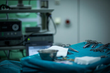 surgical instruments, the surgeon takes the instrument during the operation, the operation in the...
