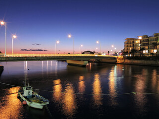 Naklejka premium 夜の湘南