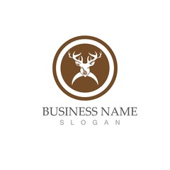 Fototapeta premium Deer vector icon illustration design