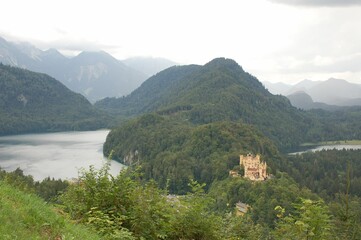 Fototapeta na wymiar Schloss und Seen