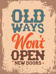 Motivational success quote design. Inspirational quote typography.