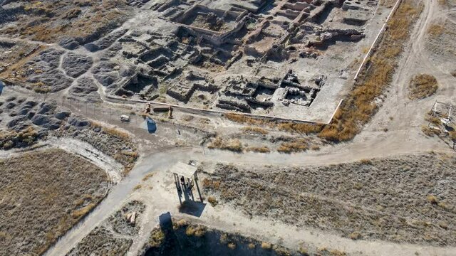 Kultepe ancient city ruins. Assyrian Trade Center in Karum-Kanis in Kayseri city Turkey. Its name in Assyrian texts from the 20th century BC was Kanesh