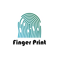 logo finger print abstract. Very suitable for design