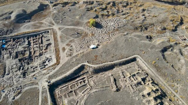 Kultepe ancient city ruins. Assyrian Trade Center in Karum-Kanis in Kayseri city Turkey. Its name in Assyrian texts from the 20th century BC was Kanesh