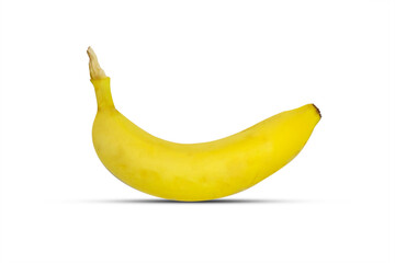 Fresh Banana isolated on white background.