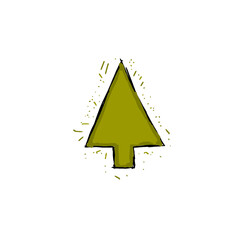 yellow pine symbol (colored)
