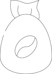 coffee shop icon coffee seeds and coffee beans