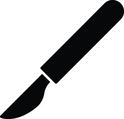 hospital and medical icon  scalpel and cut