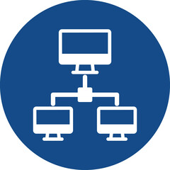 Networking Isolated Vector icon which can easily modify or edit



